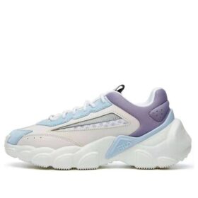 Zapatos de papá de caña baja rosa/púrpura