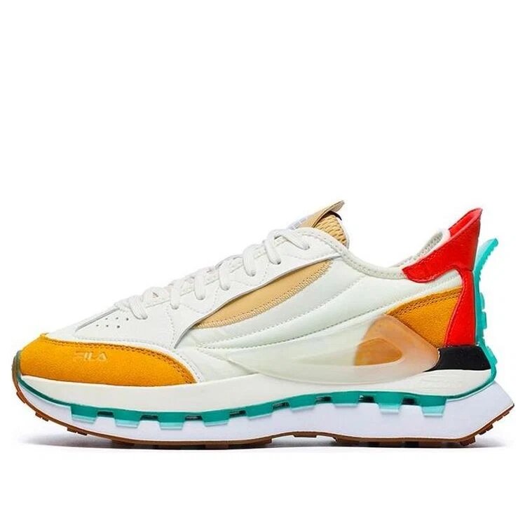 Zapatos KM «Blanco, amarillo, naranja»