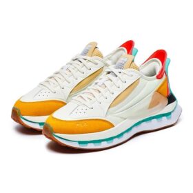 Zapatos KM «Blanco, amarillo, naranja»