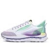 Zapatos KM «Blanco, morado y aguamarina»
