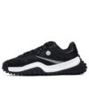 Zapatos Mihara x Fila T1 con lunares, color negro