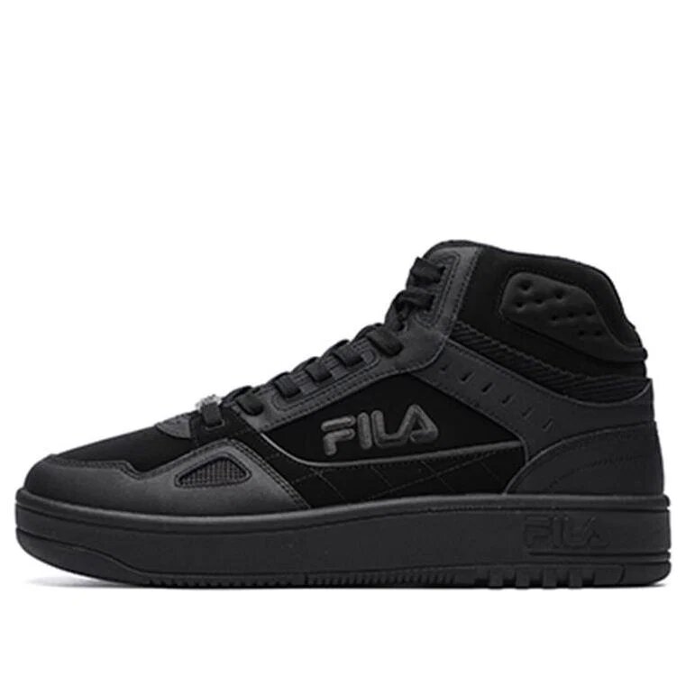 Zapatos retro de caña alta «Negro»