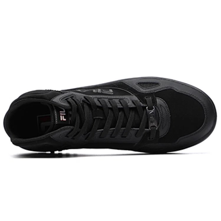 Zapatos retro de caña alta «Negro»