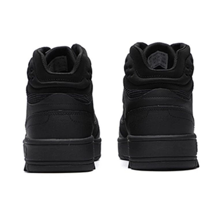 Zapatos retro de caña alta «Negro»