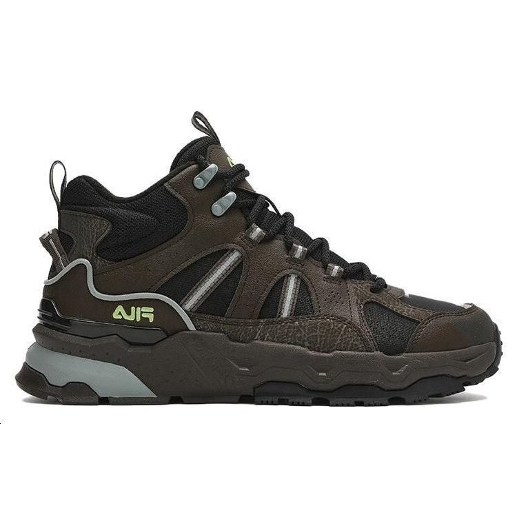 Zapatos retro de caña alta «Negro Marrón»