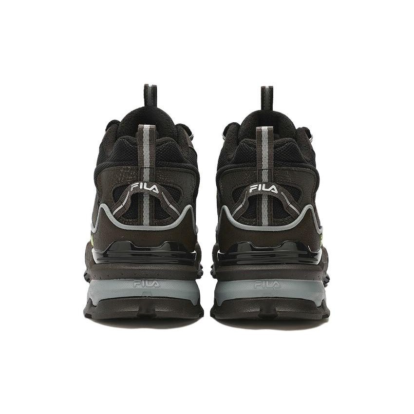 Zapatos retro de caña alta «Negro Marrón»